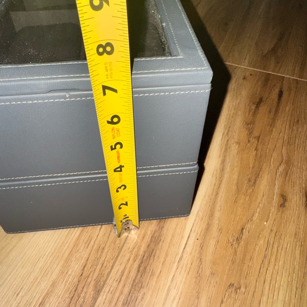Stackers From The Container Store Large 2 Sectioned Gray Jewelry Storage Box - Picture 6 of 8
